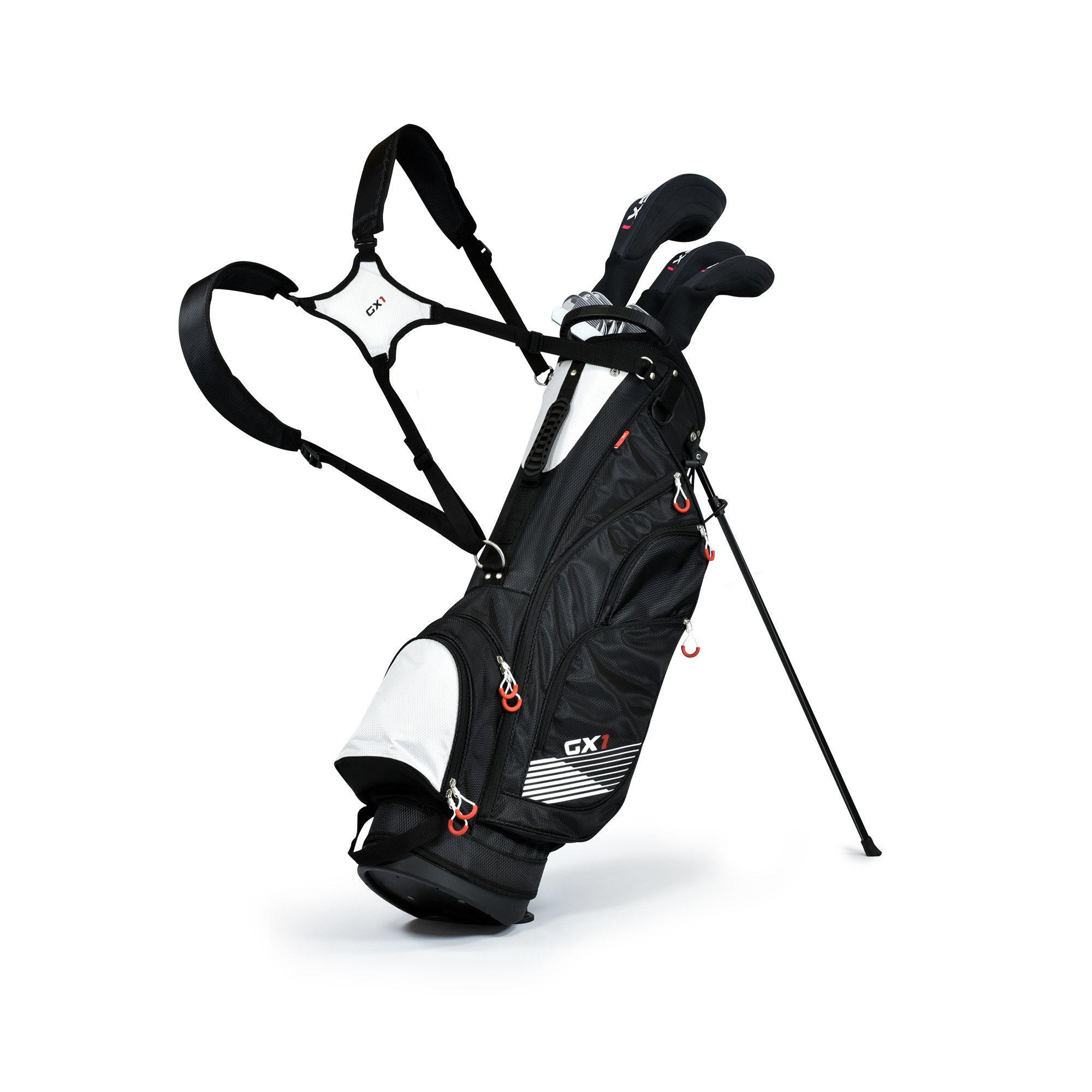 GX1 Gts LH Gph Clubpack S/Bag Blk/Grey Masters Golf